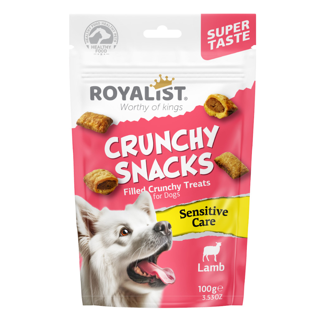 Royalist Dog Crunchy Snacks Lamb 6 X 100 GR