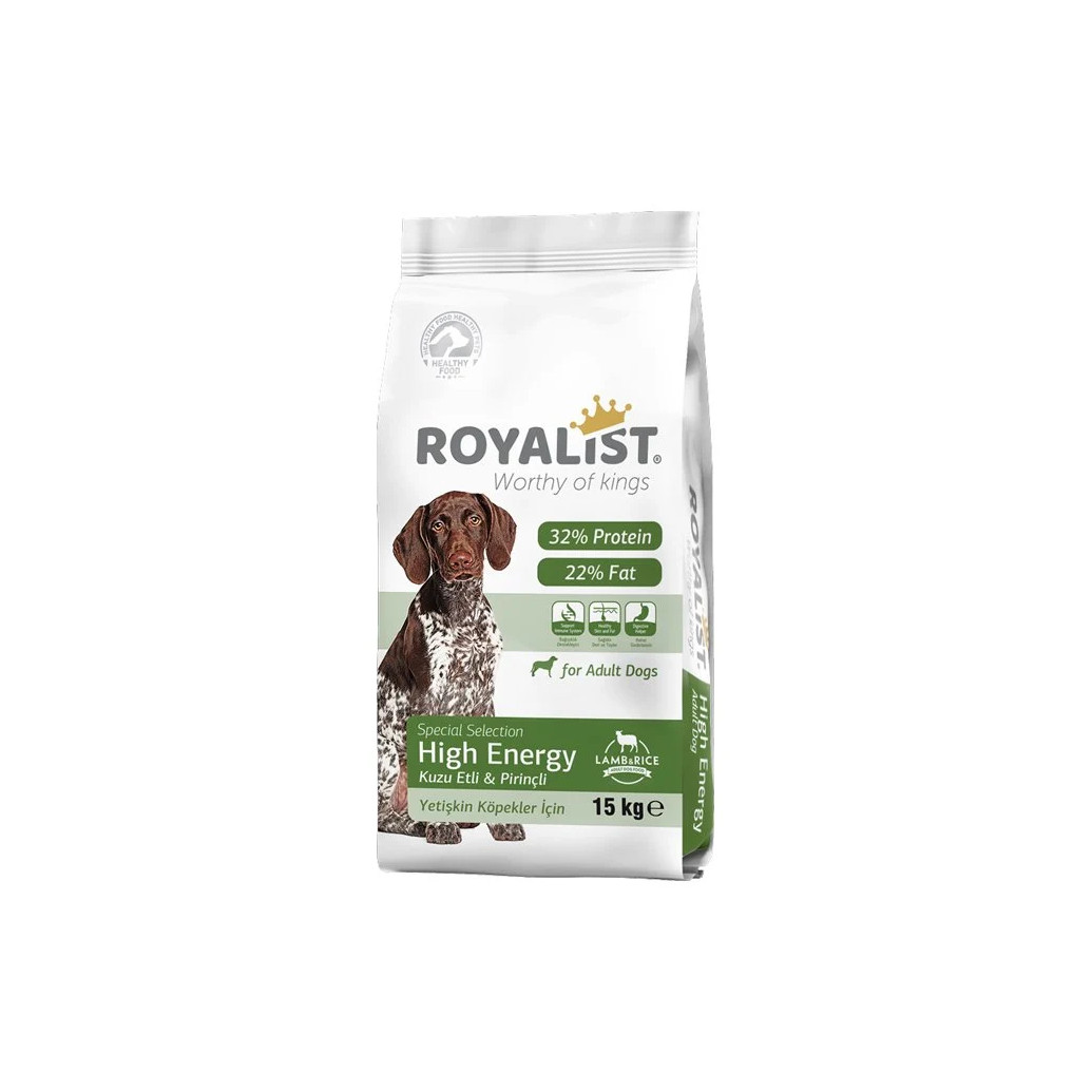 Royalist High Energy Köpek Maması 15 Kg.