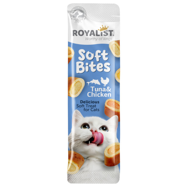 Royalist Soft Bites Tuna & Chicken 10 Adet 10 GR