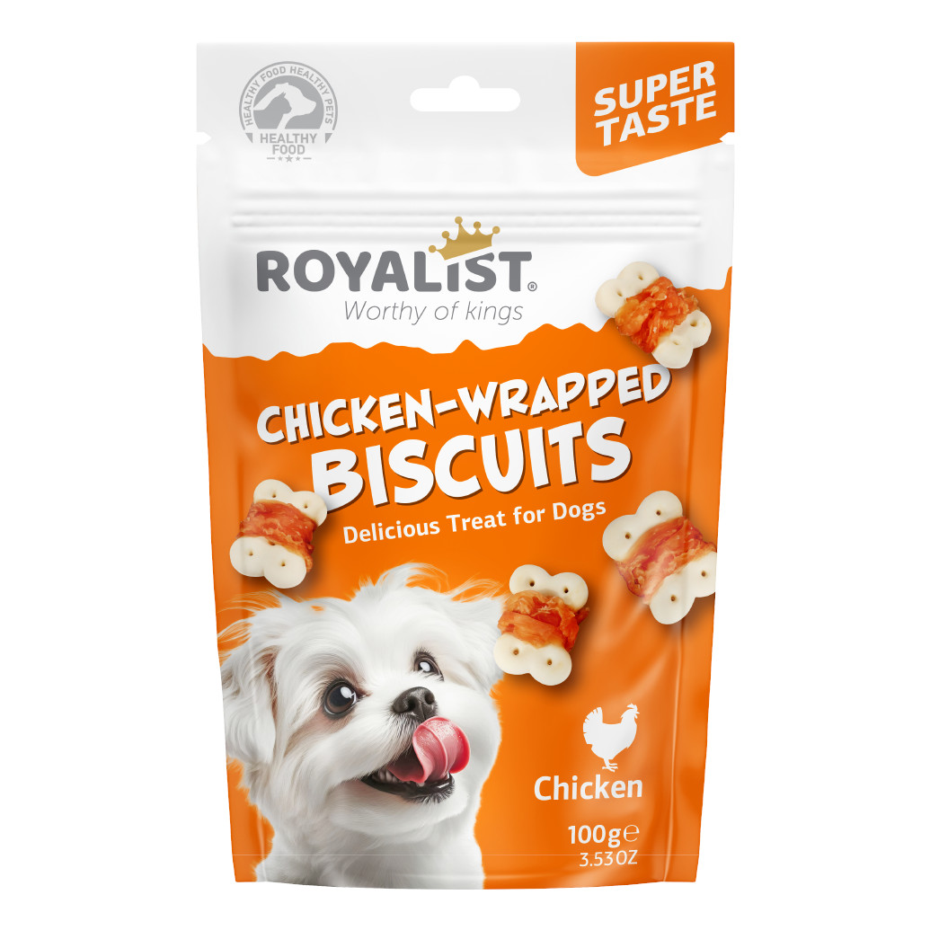 Royalist Tavuklu Köpek Bisküvisi 6 X 100 Gr