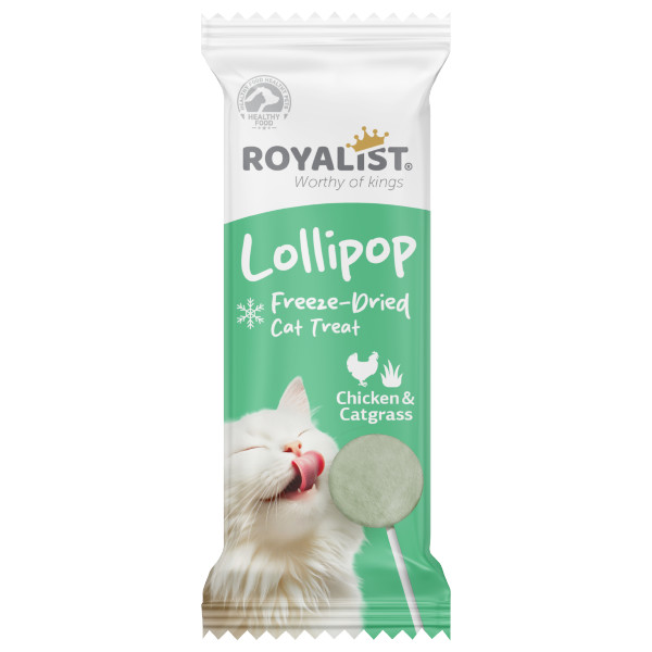 Royalist Tavuklu Ve Kedi Çimli Kedi Lolipop 5 Adet