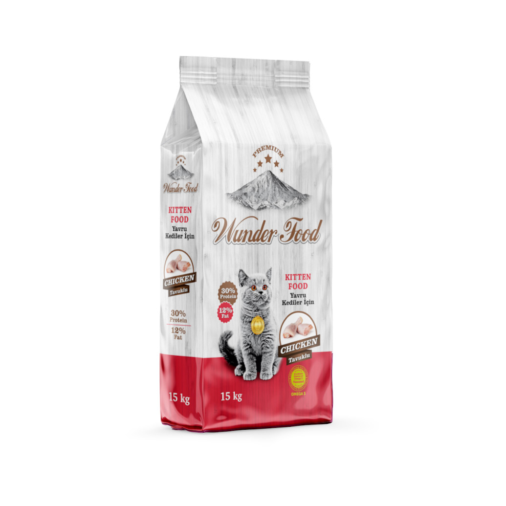 Royalist Wunder Food Tavuklu Yavru Kedi Maması 15 Kg.