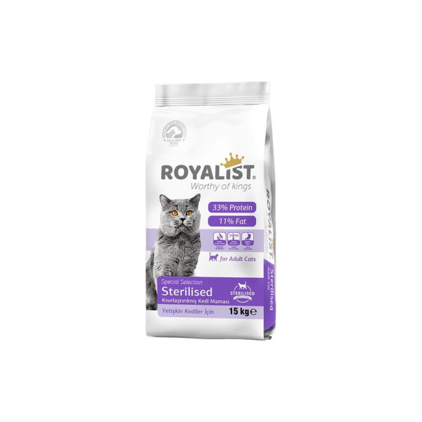 Royalist Kısırlaştırılmış Kedi Maması 15 Kg.