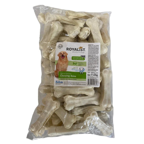 royalist-ithal-beyaz-pres-kemik-9-cm Royalist İthal Beyaz Pres Kemik 3.5'' (9 Cm) 50 Adet