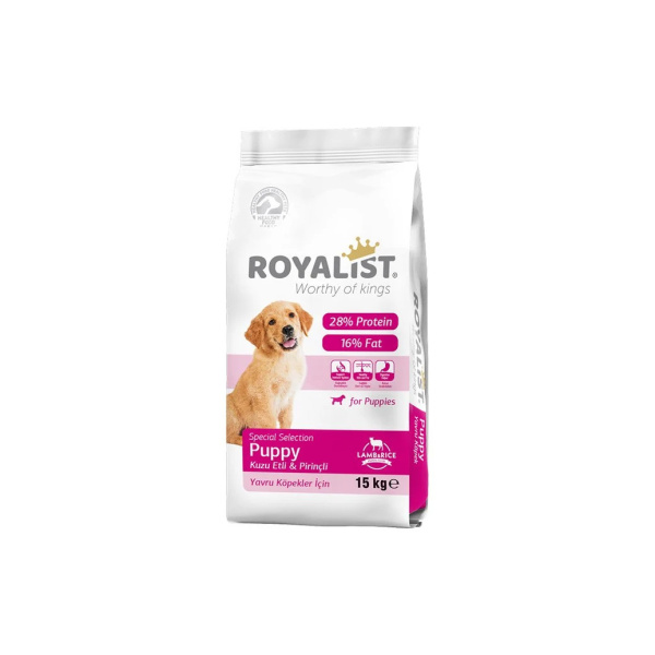 Royalist Kuzu Etli & Pirinçli Yavru Köpek Maması 15 Kg.